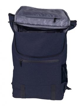 DONAU Donau Travel rugzak London, 18 l, 15,6 inch, marineblauw