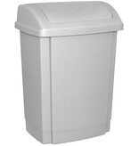 Office Products OFFICE products vuilbak, met swing deksel, 25 l, grijs