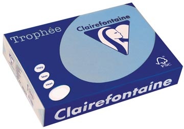 Clairefontaine Clairefontaine Trophée Intens, gekleurd papier, A3, 80 g, 500 vel, koningsblauw