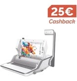 Fellowes Lyra 3-in-1 inbindstation: inbinden, nieten en perforeren in 1 machine