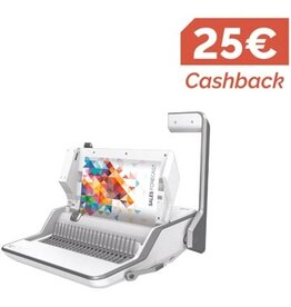 Fellowes Lyra 3-in-1 inbindstation: inbinden, nieten en perforeren in 1 machine