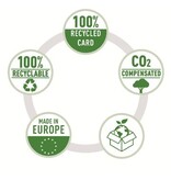 Leitz Leitz snelhechtmap, ft A4, 100 % gerecycleerde karton,  zwart