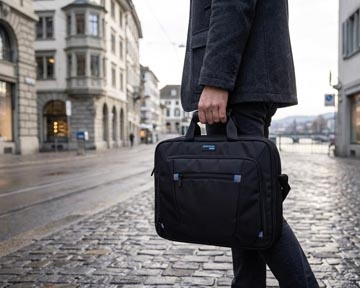 DONAU Donau Travel laptoptas Zurich, 12 l, 15,6 inch, zwart
