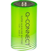 Q-CONNECT Q-CONNECT batterij, alkaline, D, blister van 2 stuks