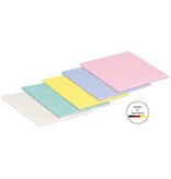 Aqualine Aqualine universele huishouddoekjes ft 38 x 38 cm, geassorteerde kleuren, pak van 6 stuks