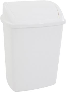 Vepa Bins Vuilbak met swing deksel, 26 l, wit