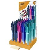 Bic BIC Colours Smooth Drop/Gradiant 4-kleurenbalpen, medium, display van 36 stuks