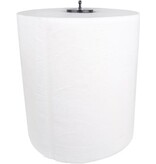 Papieren handdoeken Matic voor dispenser, 2-laags, wit, 140 m, pak van 6 rollen