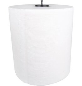 Papieren handdoeken Matic voor dispenser, 2-laags, wit, 140 m, pak van 6 rollen