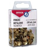 Office Products OFFICE products punaises, goud, plastic ophangdoosje van 150 stuks