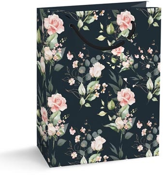 Merkloos Geschenkzak Spirit Of Roses, L, 20 x 33 x 27 cm