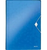 Leitz Leitz Wow projectmap, ft A4, 6 compartimenten, uit PP, blauw