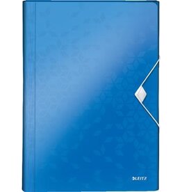 Leitz Leitz Wow projectmap, ft A4, 6 compartimenten, uit PP, blauw