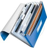 Leitz Leitz Wow projectmap, ft A4, 6 compartimenten, uit PP, blauw