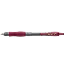 Pilot Pilot G-2-07 Plus roller, medium, bordeaux — levering per 12
