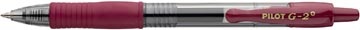 Pilot Pilot G-2-07 Plus roller, medium, bordeaux — levering per 12
