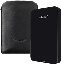 Merkloos Intenso Memory Case draagbare harde schijf, 5 TB, zwart