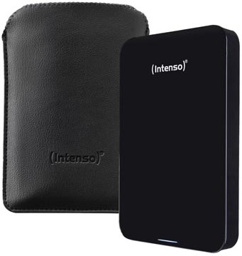 Merkloos Intenso Memory Case draagbare harde schijf, 5 TB, zwart