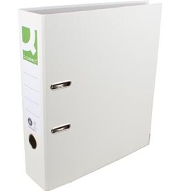 Q-CONNECT Q-CONNECT ordner, voor ft A4, uit Recycolor papier, rug van 8 cm, wit