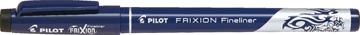 Pilot Pilot fineliner Frixion zwart — levering per 12