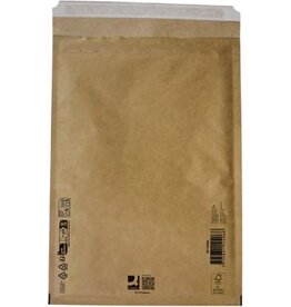 Q-CONNECT Q-CONNECT luchtkussenenveloppen, bruin, 7-G, 250 x 350 mm, doos van 100 stuks
