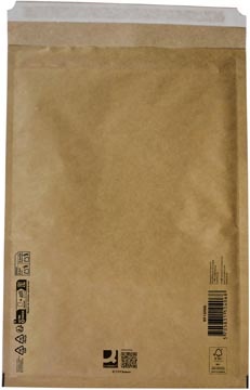 Q-CONNECT Q-CONNECT luchtkussenenveloppen, bruin, 7-G, 250 x 350 mm, doos van 100 stuks