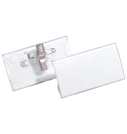 Durable Durable badge met combiklem ft 40 x 75 cm, doos met 25 stuks