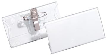 Durable Durable badge met combiklem ft 40 x 75 cm, doos met 25 stuks