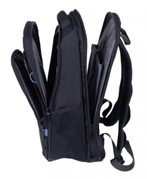 DONAU Donau Travel rugzak Paris, 30 l, 15,6 inch, zwart