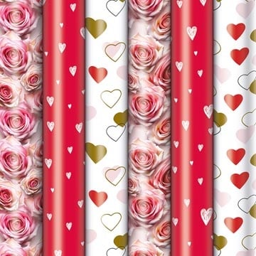 Merkloos Geschenkpapier Special Moments, 70 cm x 2 m