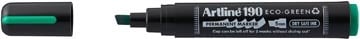 Artline Artline permanent marker Drysafe 190 Eco-Green, 2-5 mm, schuine punt, groen