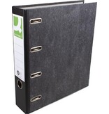 Q-CONNECT Q-CONNECT ordner, voor ft A4, gewolkt, dubbel, rug van 8 cm, zwart
