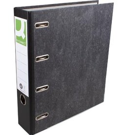 Q-CONNECT Q-CONNECT ordner, voor ft A4, gewolkt, dubbel, rug van 8 cm, zwart