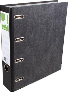 Q-CONNECT Q-CONNECT ordner, voor ft A4, gewolkt, dubbel, rug van 8 cm, zwart