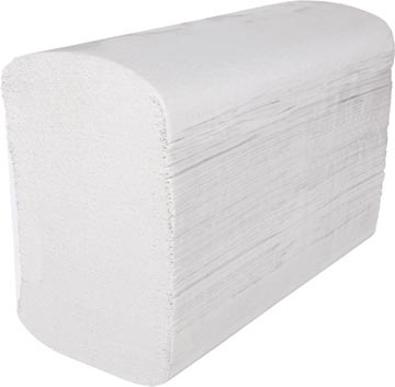 Papieren handdoeken, multifold, 2-laags, ft 21 x 24 cm, 200 vellen, pak van 15 stuks