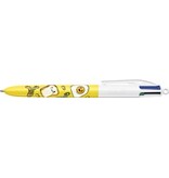 Bic Bic 4-kleurenbalpen Kawai, doos van 12 stuks, assorti