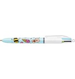 Bic Bic 4-kleurenbalpen Kawai, doos van 12 stuks, assorti