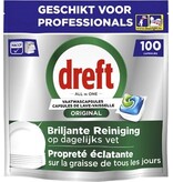 Dreft Dreft Pro Original vaatwastabletten, Regular, pak van 100 capsules