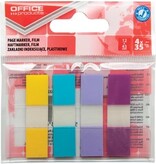 Office Products OFFICE products index, 12 x 43 mm,  geassorteerde pastelkleuren, ophangzakje van 4 x 35 tabs