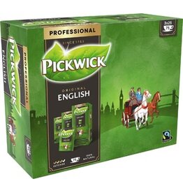 Pickwick Pickwick thee, zwarte thee English, fairtrade, pak van 25 zakjes