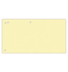 Office Products OFFICE products verdeelstroken, 240 x 105 mm, pak van 100 stuks, geel