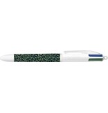 Bic Bic 4-kleurenbalpen Leopard, doos van 12 stuks, assorti
