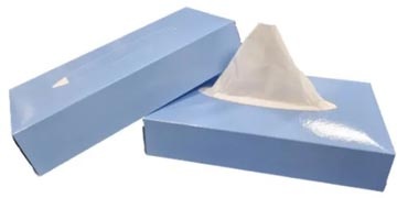 Facial tissues, 2-laags, ft 21 x 20 cm, 40 x doos van 100 tissues