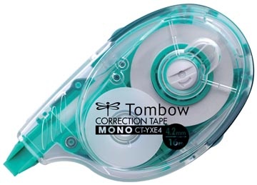 Tombow Tombow Navulbare correctieroller Mono YXE correctieroller 4,2 mm, kleur: groen