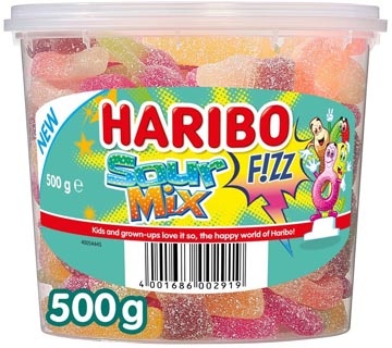 Haribo Haribo snoepgoed Zure mix, emmer van 500 g