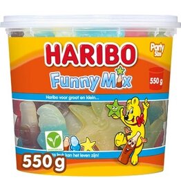 Haribo Haribo snoepgoed Funny mix, emmer van 550 g