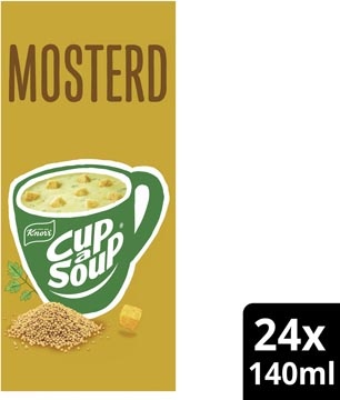 Cup A Soup Knorr Cup-a-Soup mosterd, pak van 24 zakjes