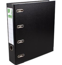 Q-CONNECT Q-CONNECT ordner, voor ft A4, uit PP en papier, dubbel, rug van 8 cm zwart