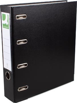 Q-CONNECT Q-CONNECT ordner, voor ft A4, uit PP en papier, dubbel, rug van 8 cm zwart