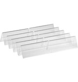Europel Europel tafelnaambord, ft 55 x 150 mm, pak van 10 stuks